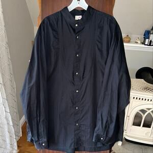 Wah Maker Old West and Frontier black men’s XXL long sleeve button up shirt